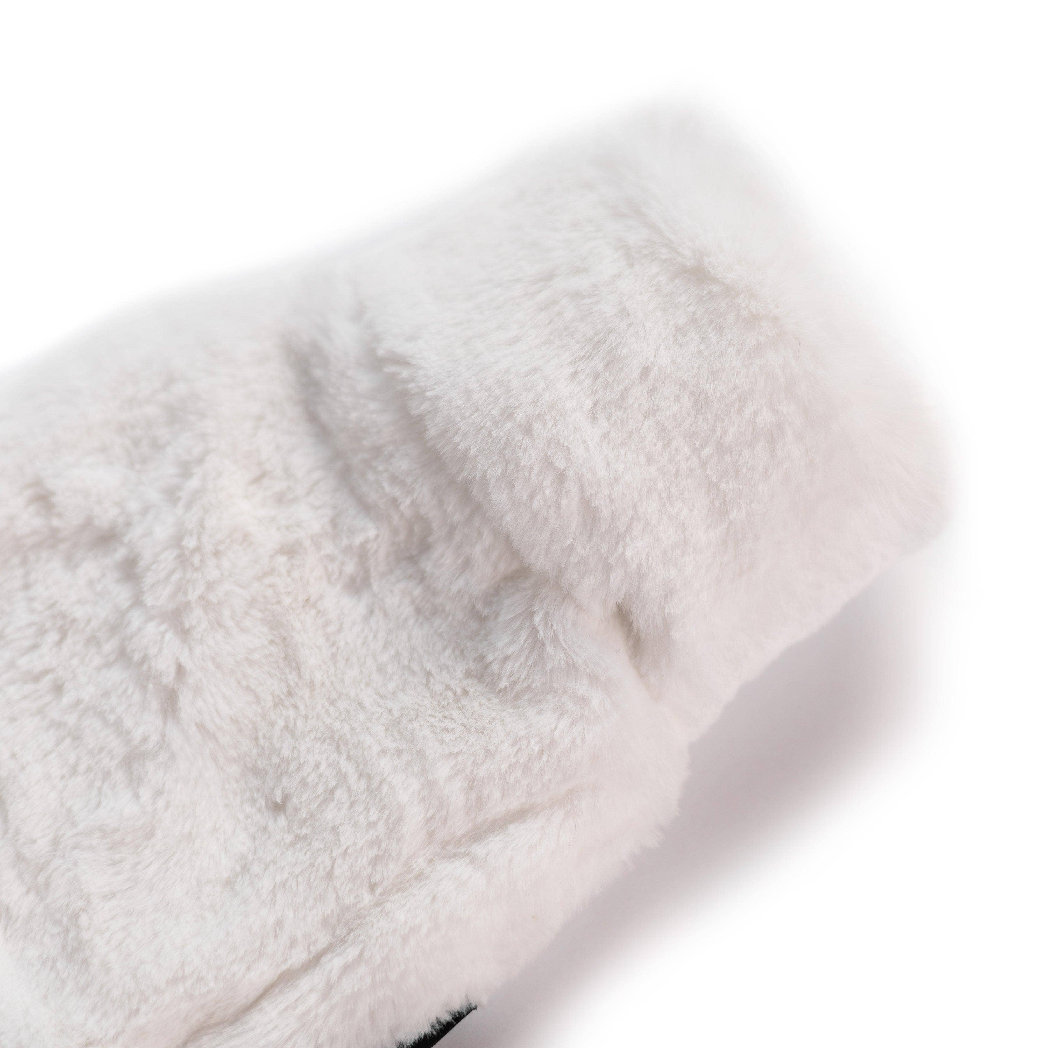 CosyPanda - Wholesale Hot/cold compress - Mini Soft White Faux Fur Hot Water Bottle3