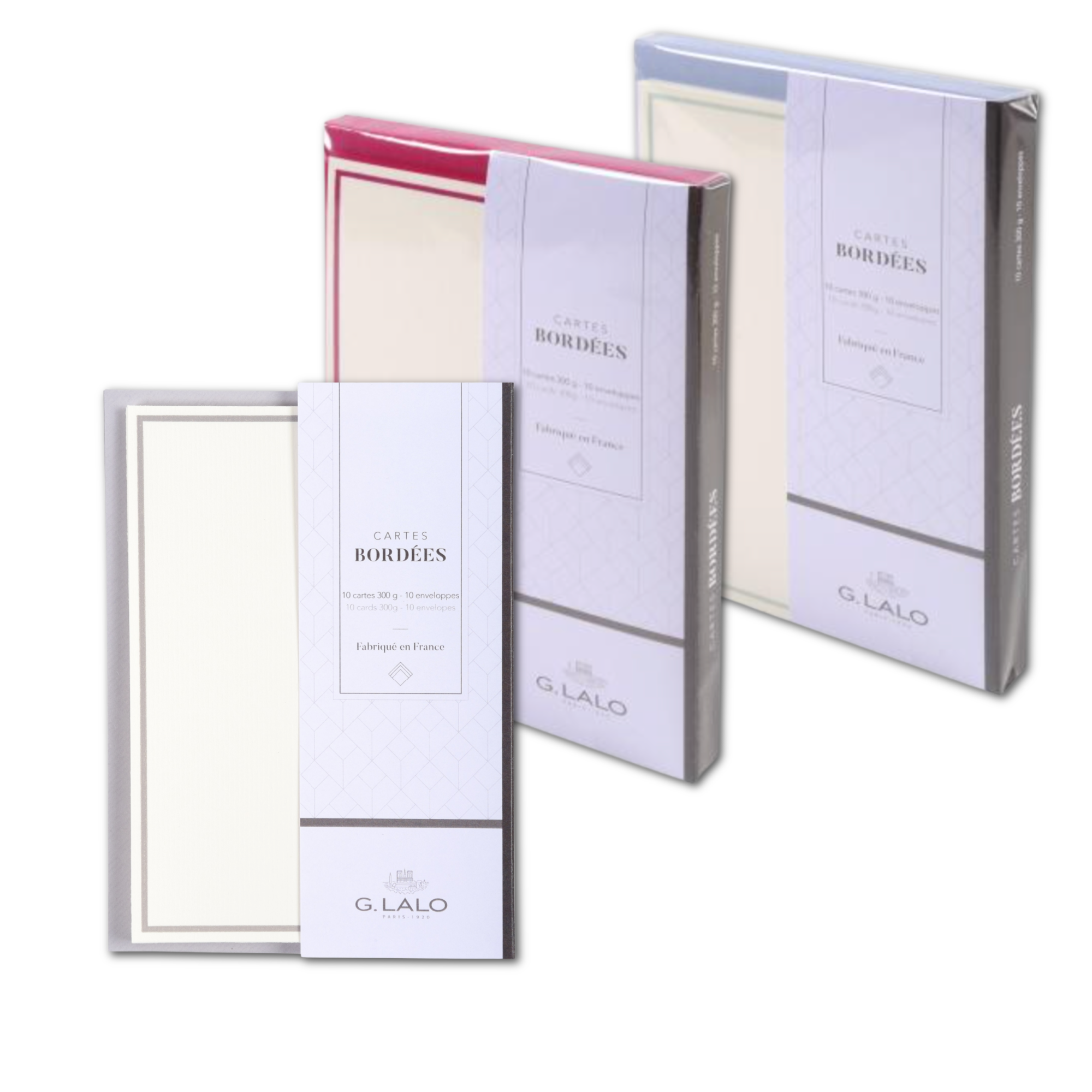 Exaclair - Wholesale Stationery/Notecard Set - G. Lalo Bordered Everyday Correspondence Set10