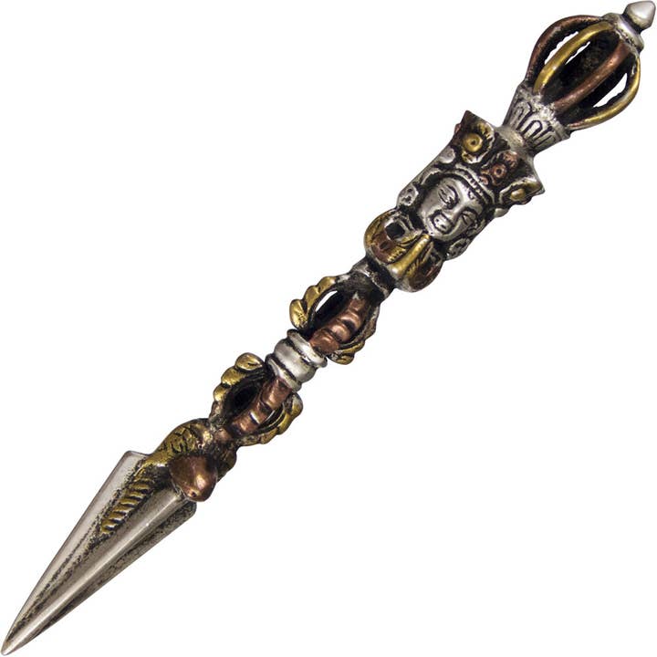 Ritualværktøj 6-tommer Phurba messing og kobber (hver) for engroshandel hos Kheops International