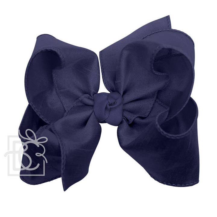 Beyond Creations, LLC - Wholesale Hair Bow - Kids - SILK BOW ON CLIP10