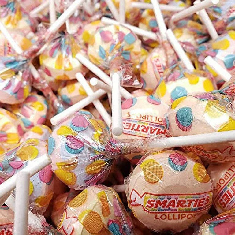 Candy In Bulk - Wholesale Lollipop - Smarties Lollipops Candy – Assorted Fruit Flavors – Bulk Value Pack1