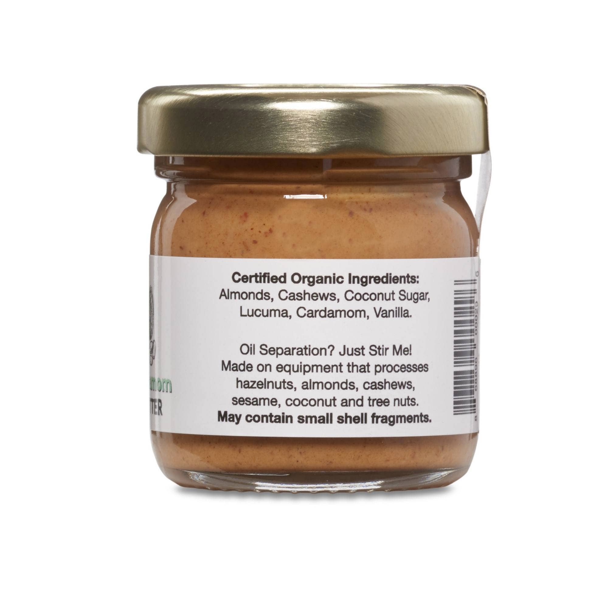 JEM Organics - Wholesale Nut Butter - 1.27 oz JEM Organics Cashew Cardamom Almond Butter1
