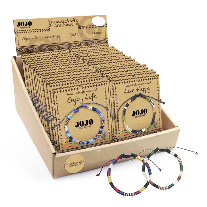 JOJO Geschenke - Wholesale Woven/Braided Bracelet - Friendship Bracelet Earth1