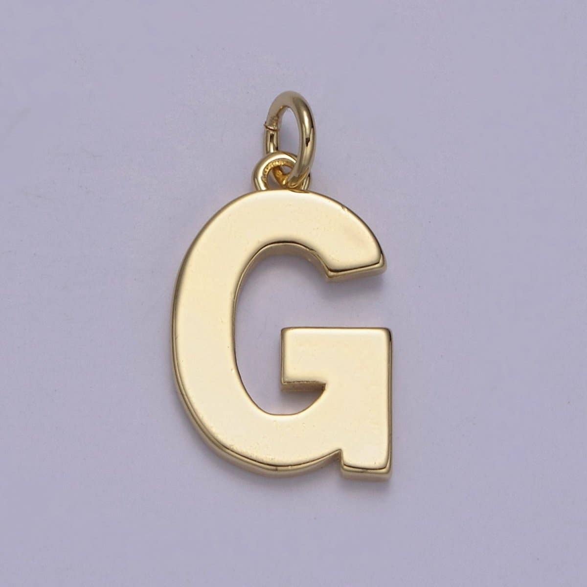 Aim Eternal – wholesale Individual charm/pendant – 14k Gold Filled Minimalist Font Initial Letters Pendant Charm Wholesale Jewelry Supply A-703-A-7156