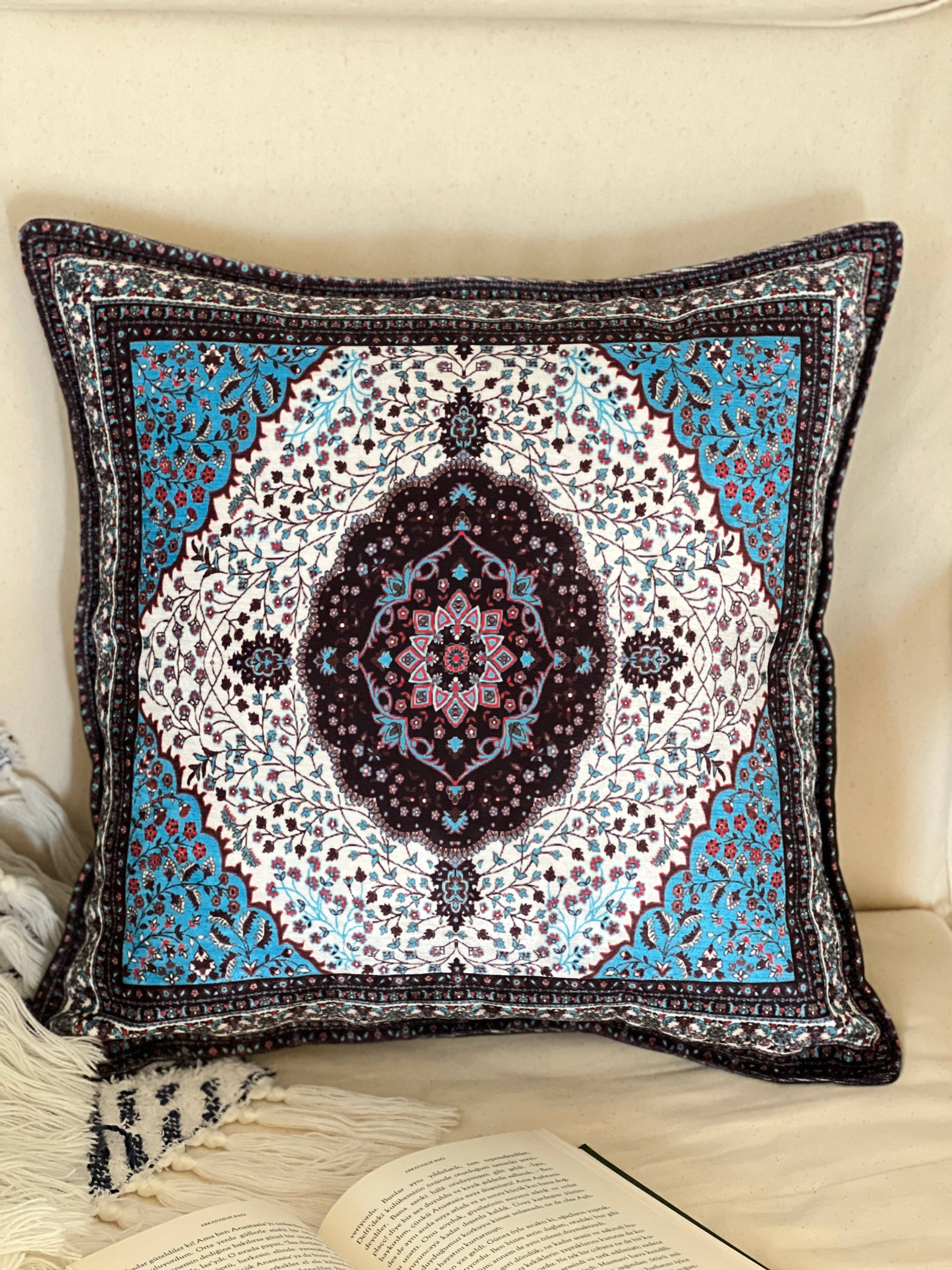 Umays Boho – Capa de almofada decorativa por atacado – Capa de Almofada Decorativa 18x18, Capa de Almofada Artesanal1