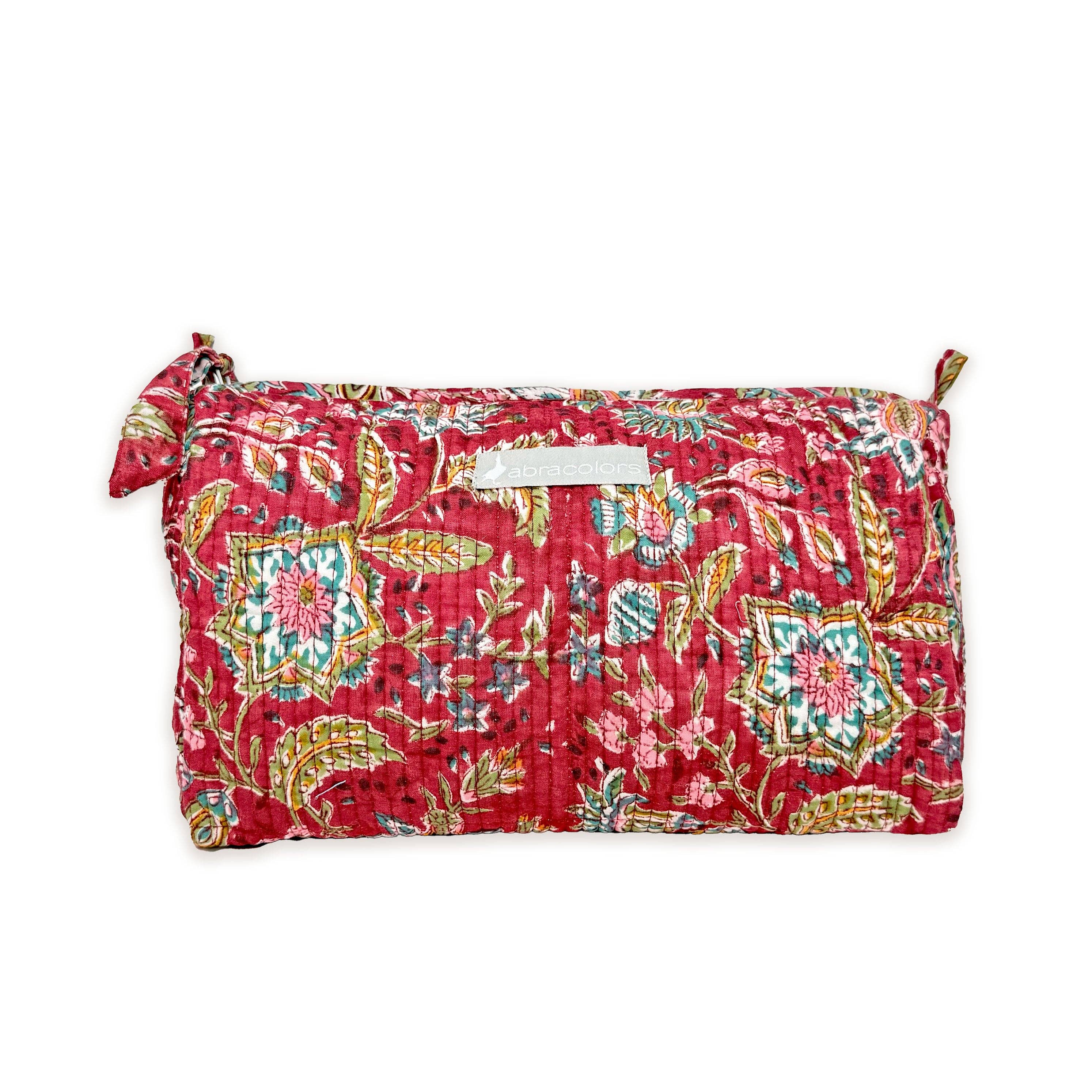 ABRACOLORS - Wholesale Toiletry Bag - Women's - Red toiletry bag1