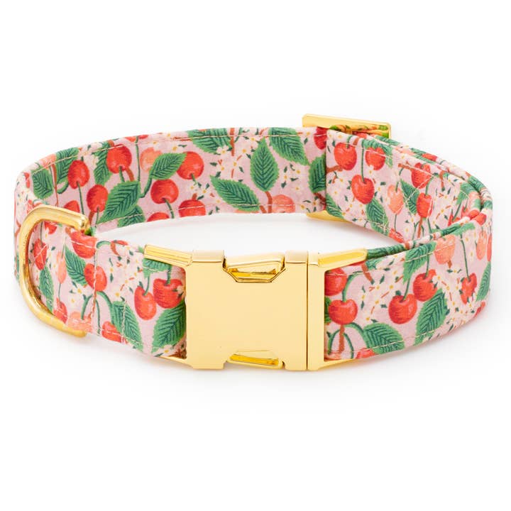 The Foggy Dog - Wholesale Pet Collar - Dog - Rifle Paper Co. x TFD Cherry Blossom Spring Dog Collar