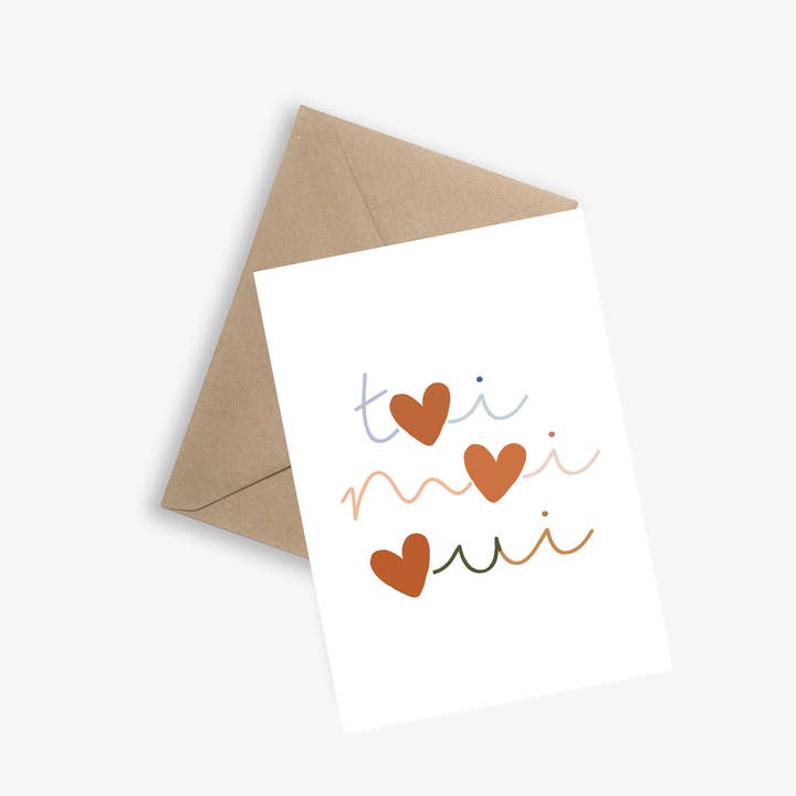 Carte Mariage - Toi Moi Oui pour la vente par LE PAPIER GRAPHIQUE