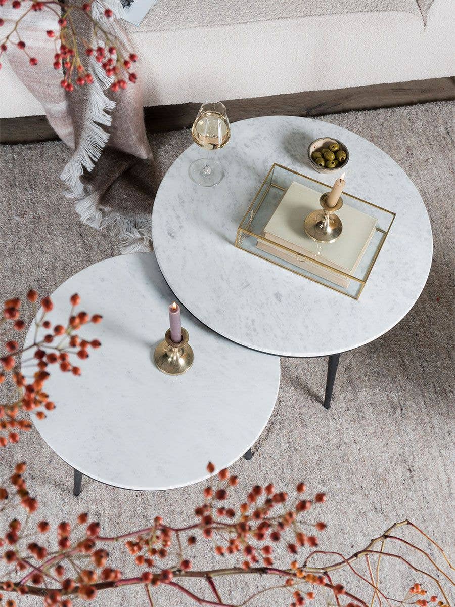 Home67 - Wholesale Side Table - Melle coffee table - Marble - 55 cm3