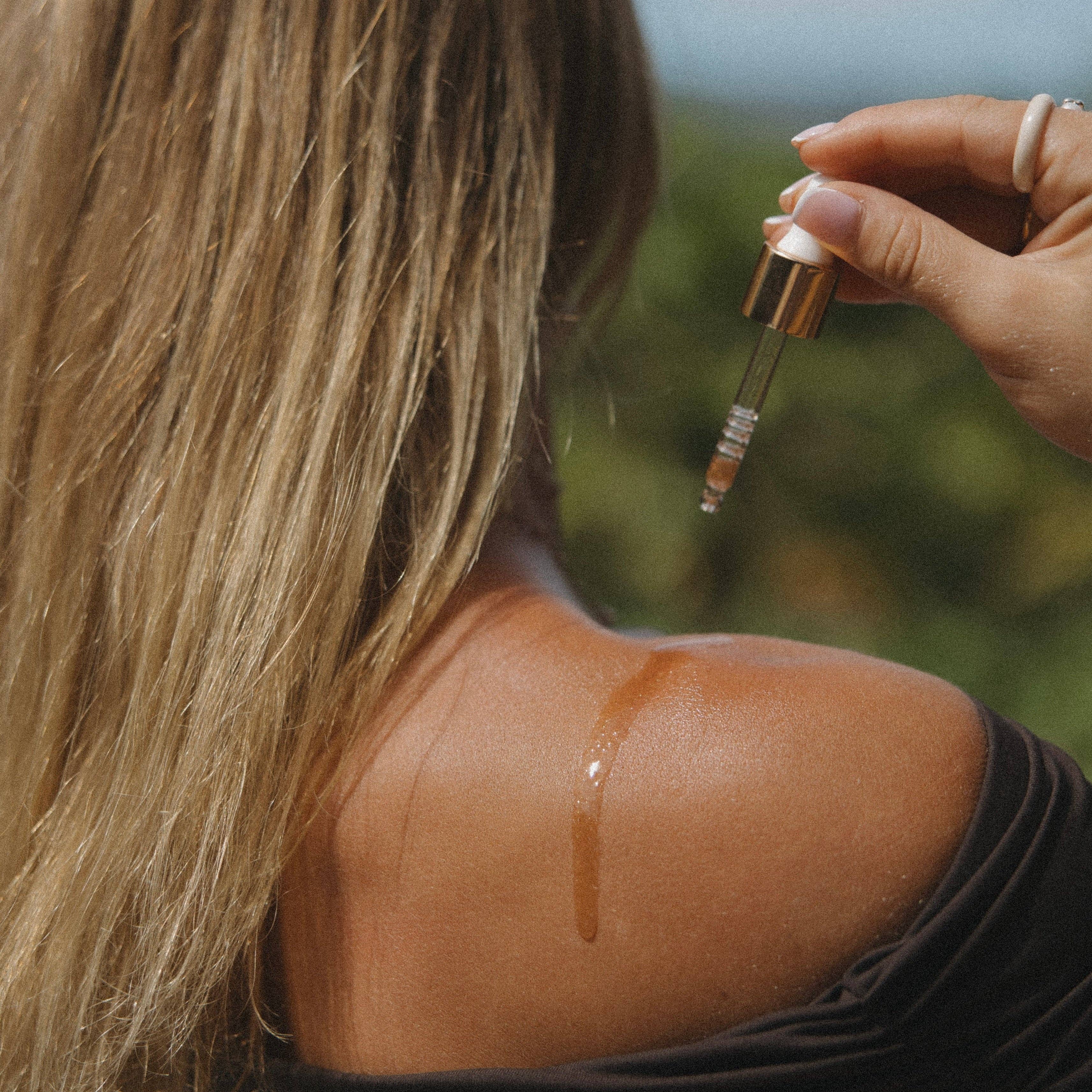 Kai's Groove - Wholesale Bath/Body Oil - organic golden (bronze) aura glow oil1