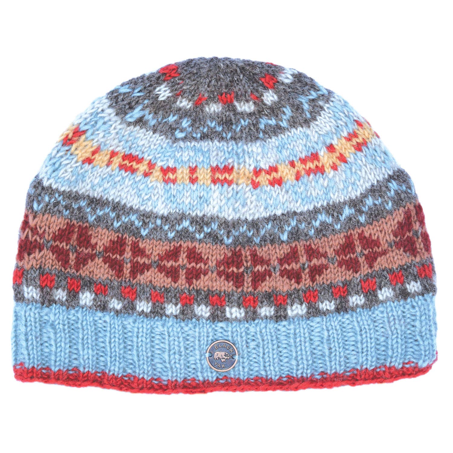 Black Yak Ltd – Gorro - Unissexo por atacado – Gorro Fair Isle de Lã Pura - Feito à Mão - Comércio Justo2