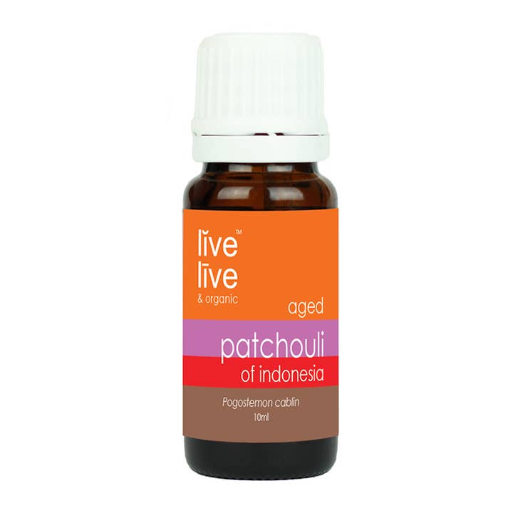 Patchouli of Indonesia Essential Oil, 10ml for wholesale by Live Live & Organic