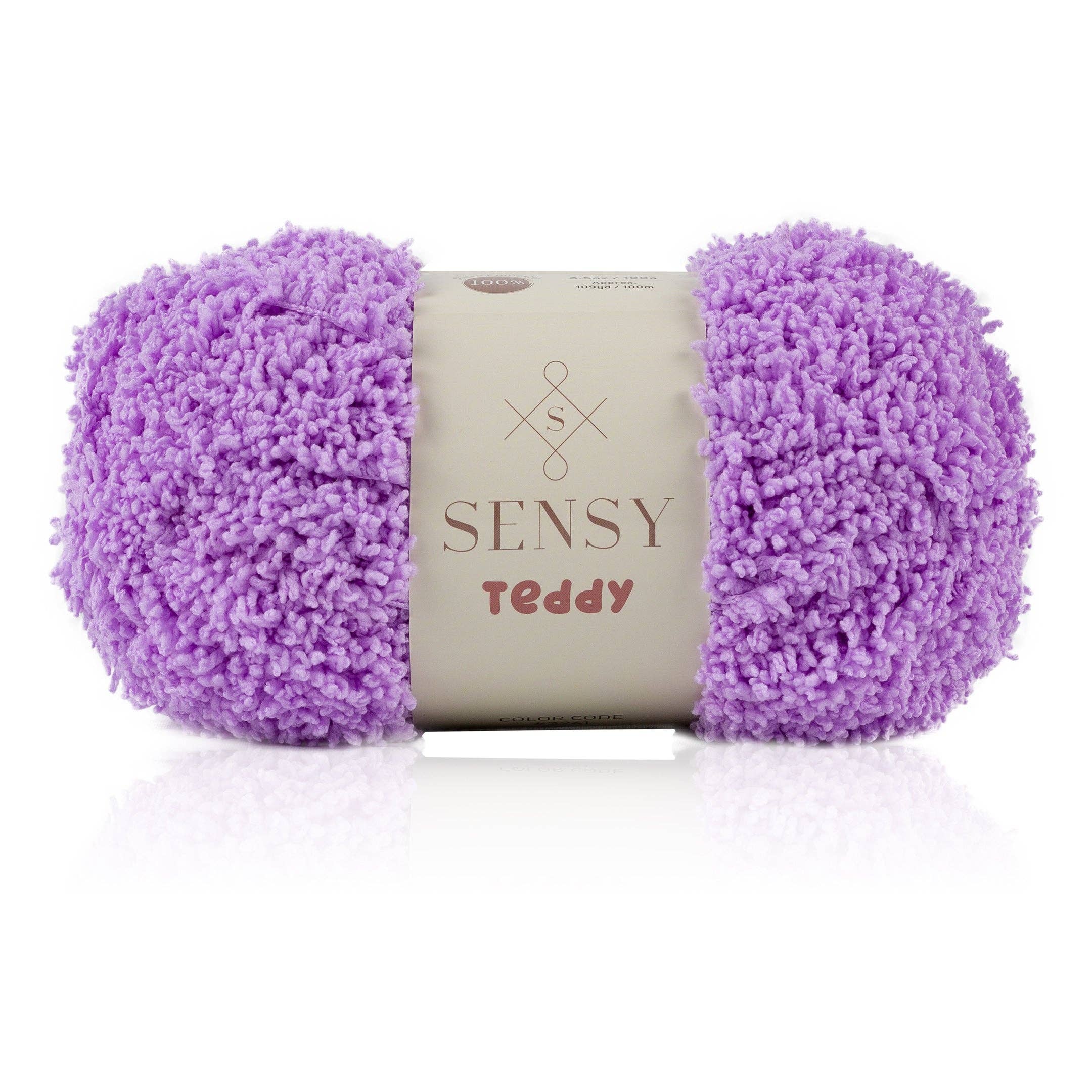 Sensy – Fio por atacado – Fio Teddy Sensy, 3,5 oz, 109 jardas, calibre 5 volumoso14