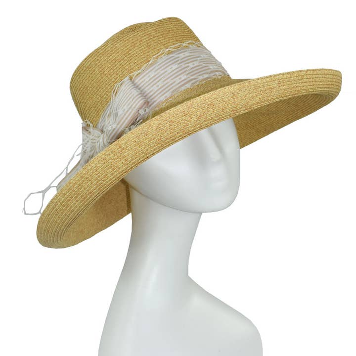 Chapeau de fête Percy Wide Brim Sun pour la vente par Dupatta Designs