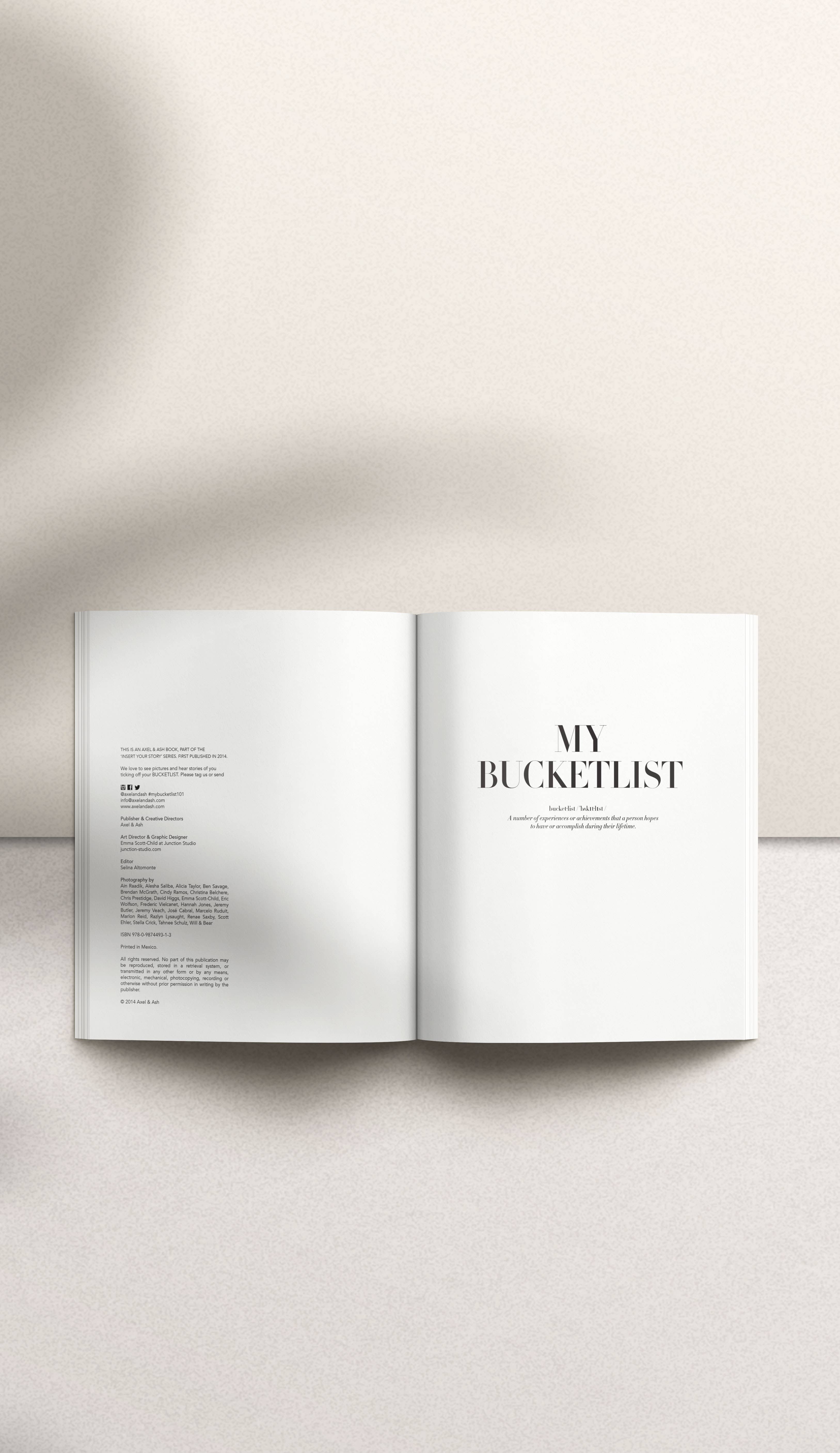 Axel & Ash - Wholesale Journal/Diary - My Bucket List Oat Journal/Diary2
