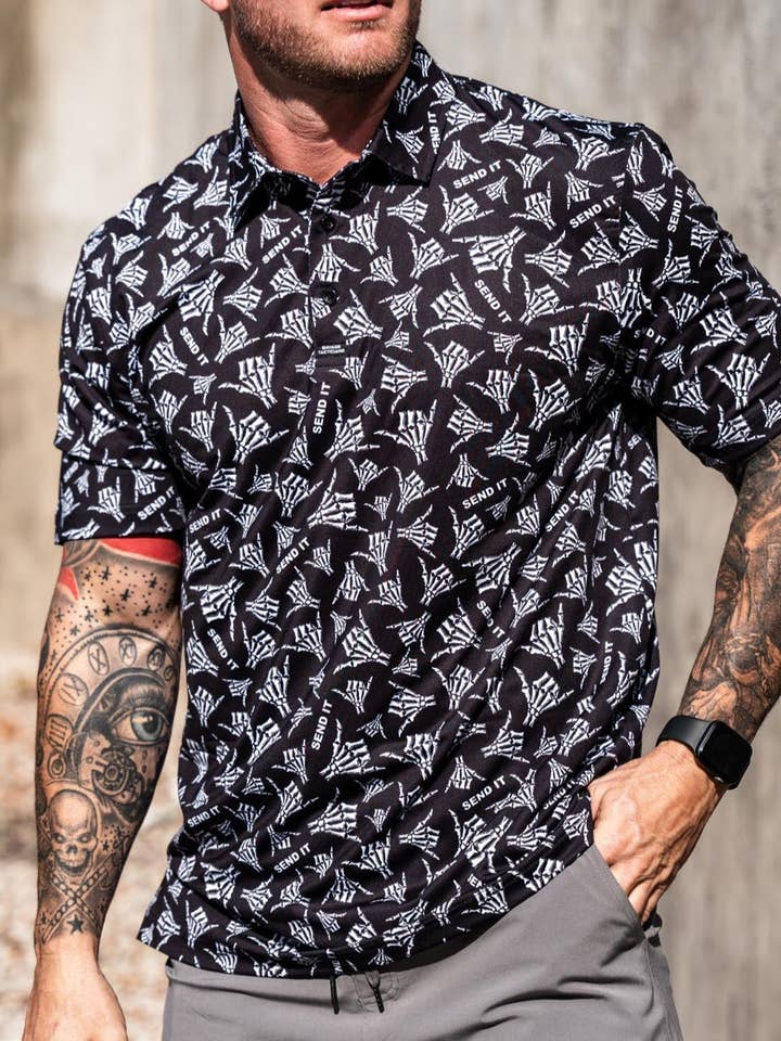 SAVAGE TACTICIANS - Vente Polo – homme - Polo de performance - Envoyez-le1