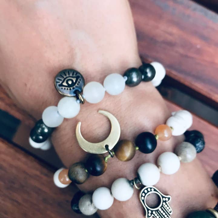 Arid Collective - Wholesale Beaded Bracelet - Adjustable Mala Bracelets | Reiki Infused | Handmade5