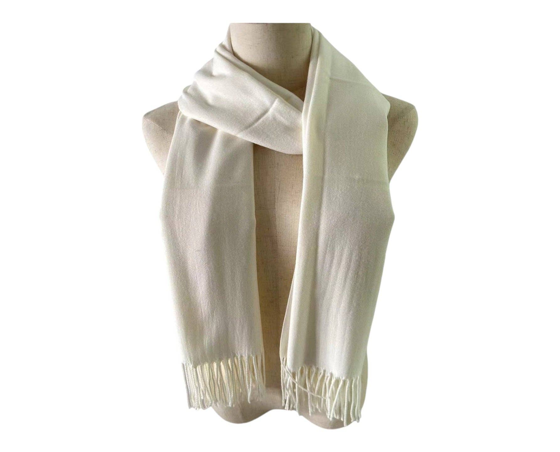 TAPA fashion – wholesale Scarf – Women's – Cashmere Feel Plain Scarves SCF4670 (12PC)23
