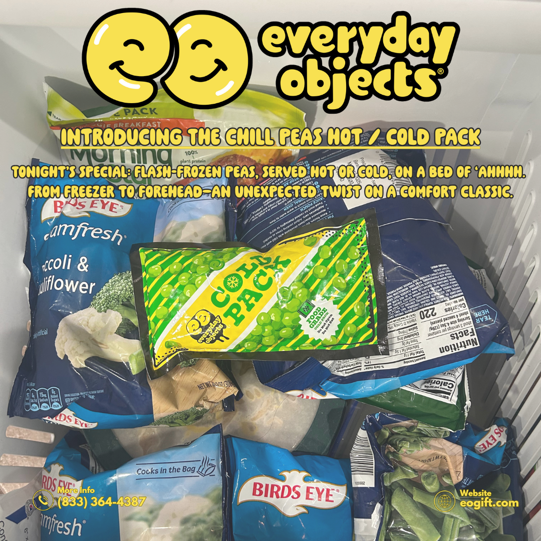 Everyday Objects – wholesale Ispåse – Chill Peas – Återanvändbar Värme-Kylpack1
