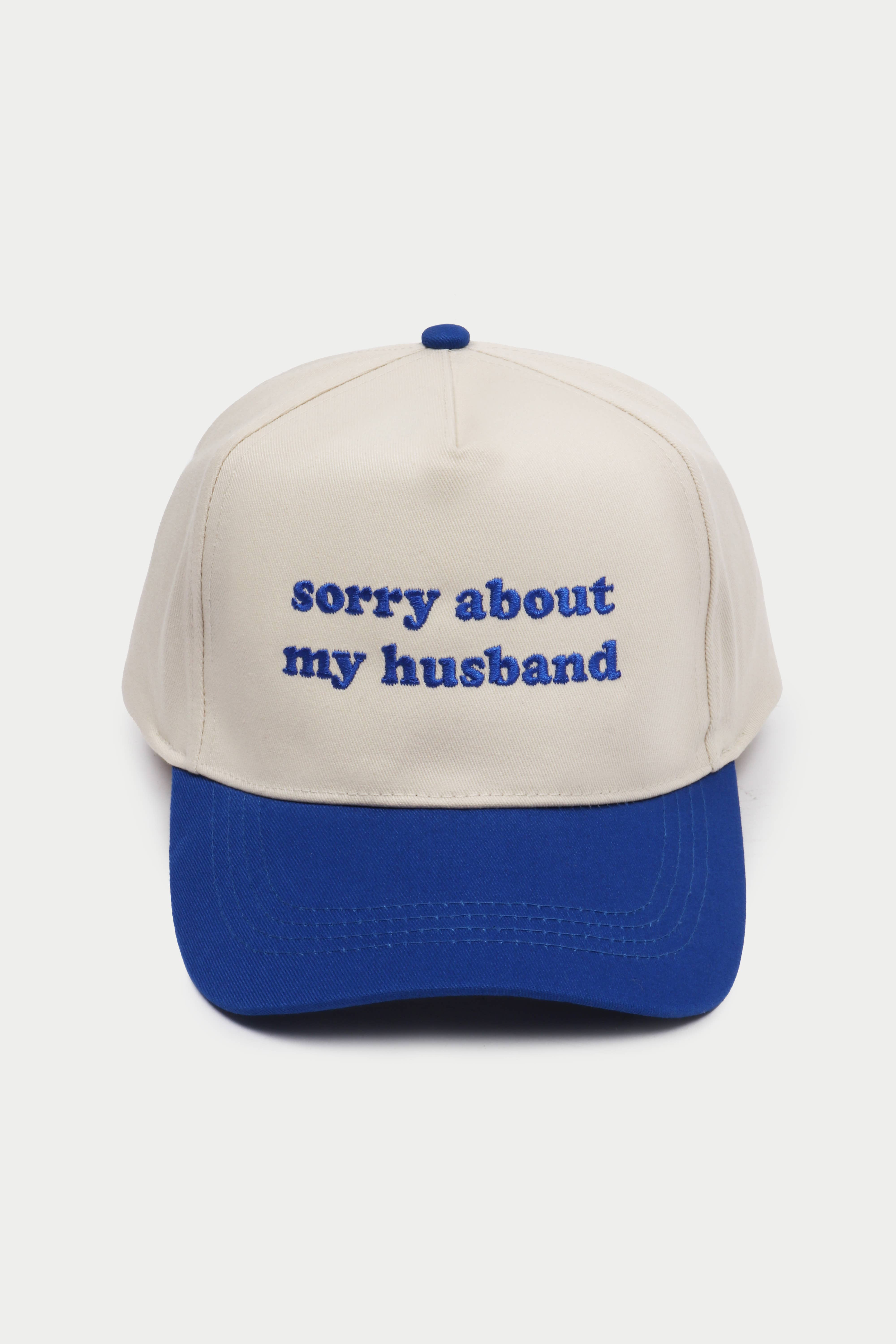 David And Young - Wholesale Baseball Cap - Unisex - Valentine SORRY ABOUT MY HUSBAND Two Tone Baseball Cap2