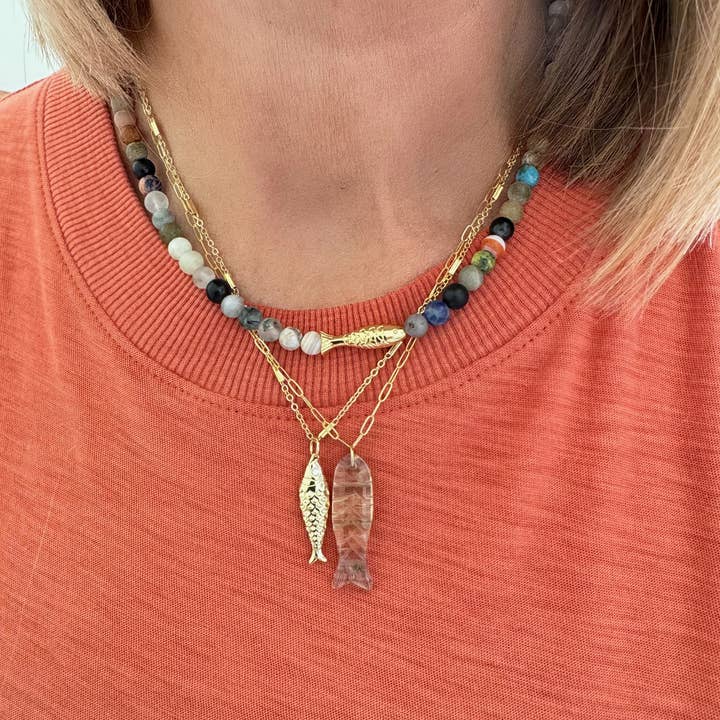 Jessica Matrasko Jewelry - Wholesale Pendant/Charm Necklace - Asier Fish Necklace6