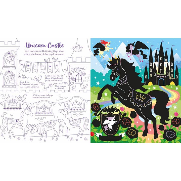HarperCollins - Wholesale Coloring & Activity Book - Kids & Baby - Usborne Scratch Activities Unicorns: Rosie Dickins3