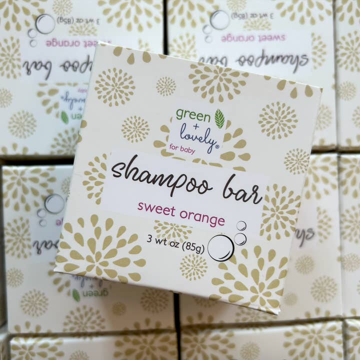 Champú para bebés y barra corporal, naranja dulce para venta al por mayor de green + lovely