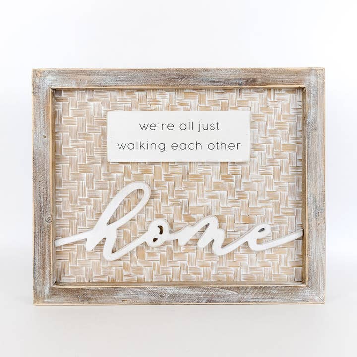 Fleurページ Wholesale 11321 - 20x16 wood frame sign (HOME) SYMPATHY