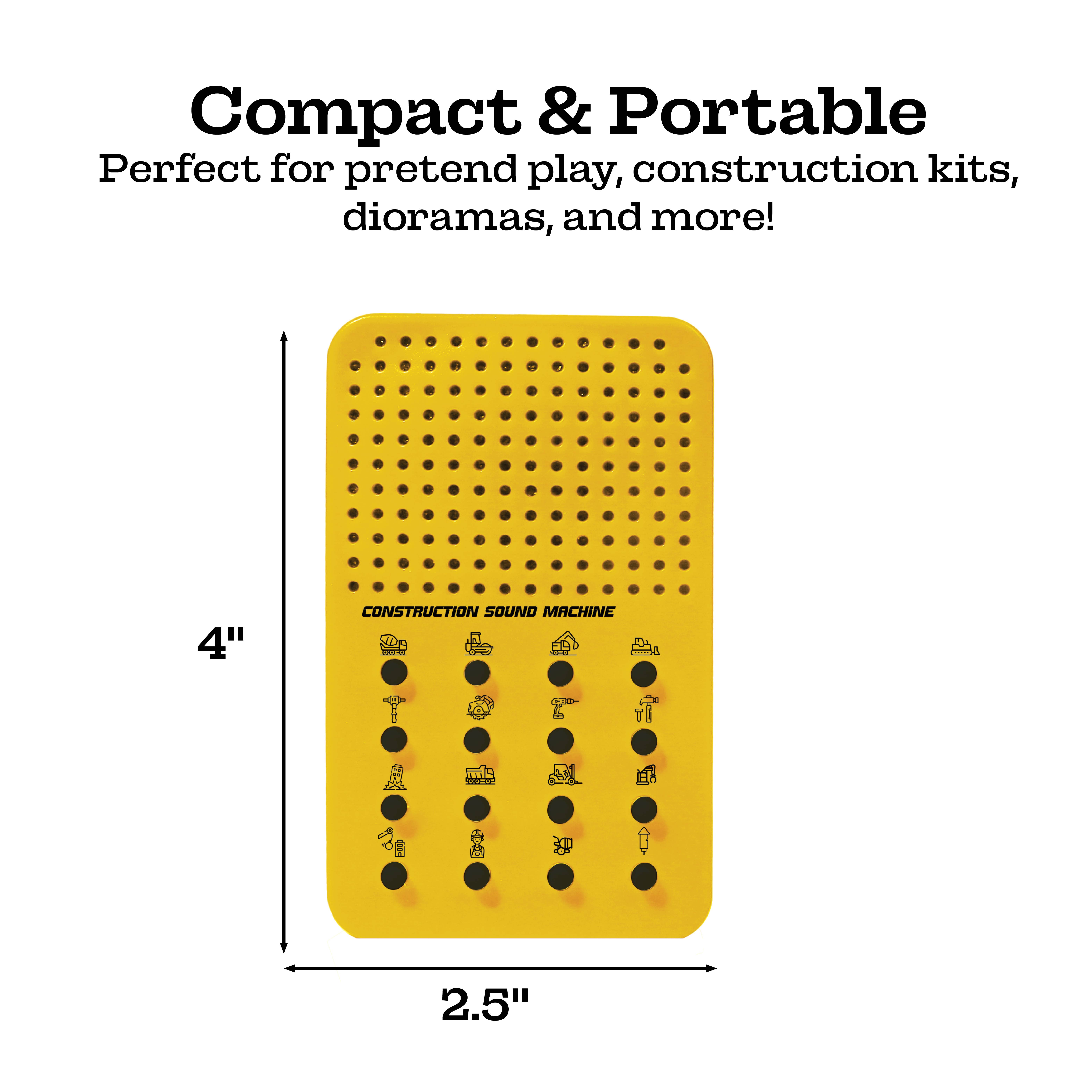 Twinkle Toys LLC – Brinquedo eletrónico - Crianças e bebés por atacado – Máquina de Sons de Construção - Gerador de Ruído Eletrónico com 16 Sons2