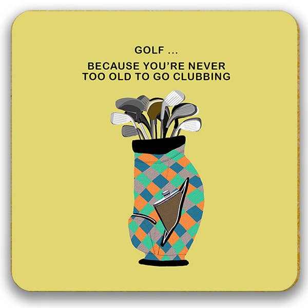 Sally Scaffardi Design - Venta al por mayor Posavasos - Posavasos - Funny Golf