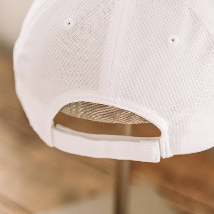 Bridle Up Hope Shop - Wholesale Baseball Cap - Women's - Lucky Horseshoe Hat (White)