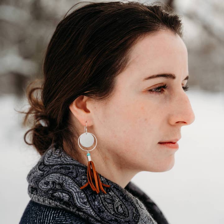 Buckaroo Bling LLC dba Bling Boheme - Wholesale Dangle Earrings - Handmade Sterling Silver Boho Earrings with Tassels