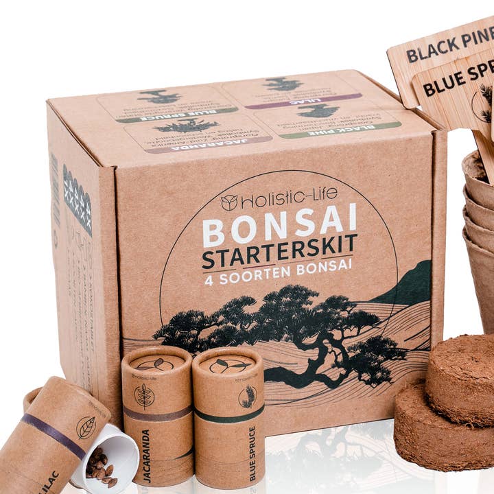 Bonsai Starter Kit with Comprehensive Manual – Plastic-Free for wholesale by holistic-life