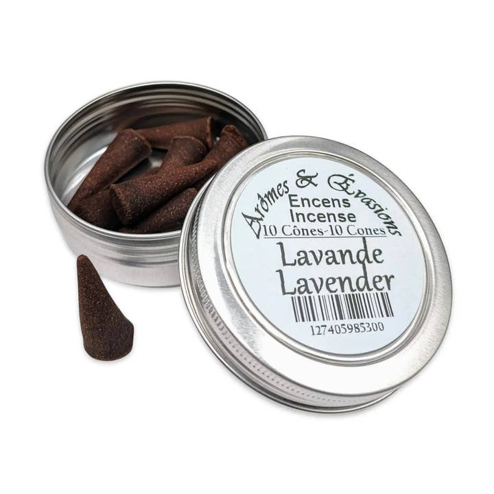 Rökelsekottar -Lavendel -10 kottar för wholesale av Arômes & Évasions