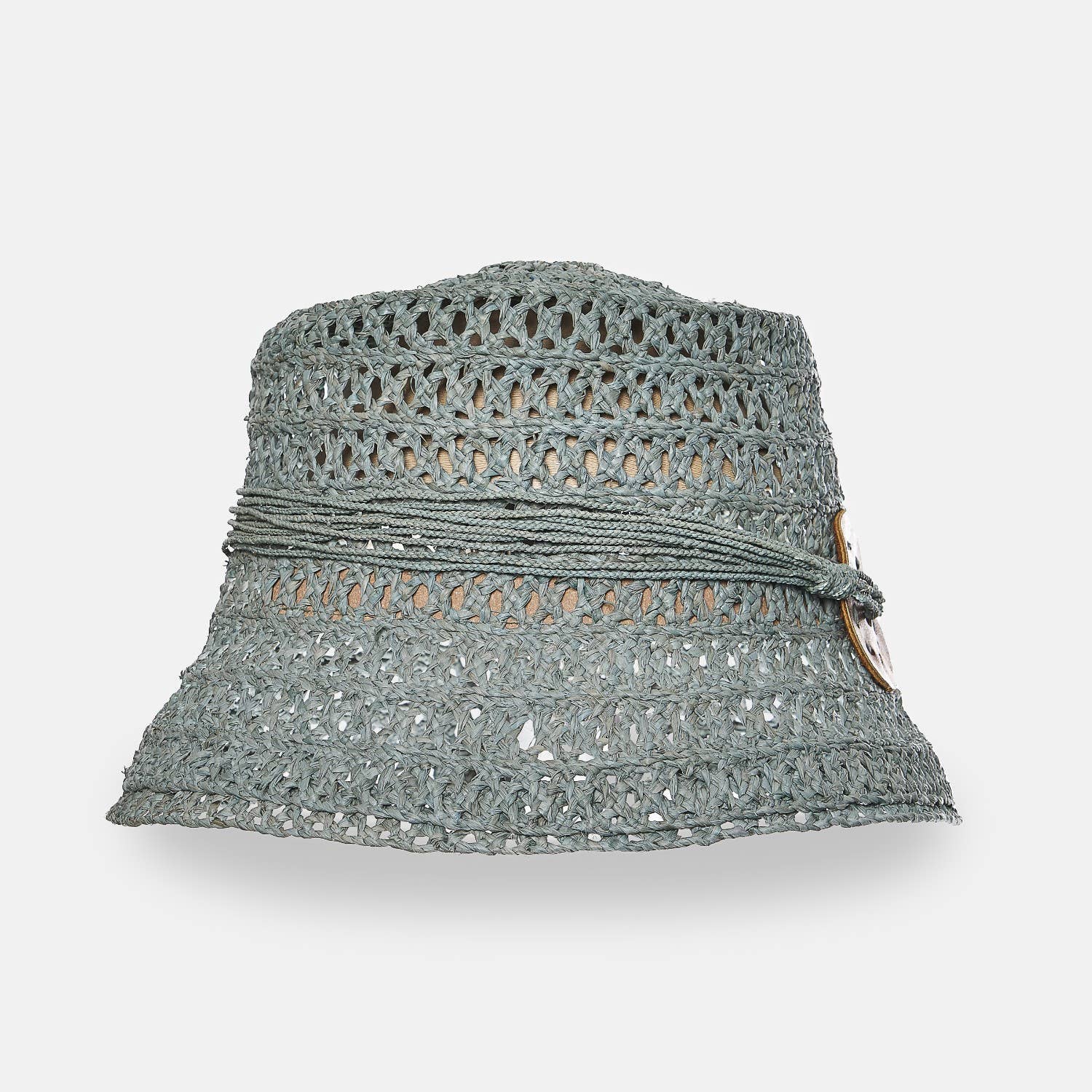 SANS-ARCIDET PARIS - Vendita all'ingrosso Cappello da pescatore - Donna - Cappello a secchiello Arlette SS24 in rafia intrecciata naturale11