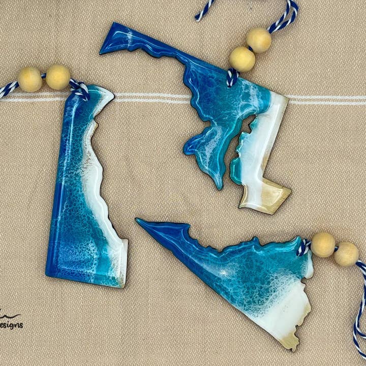 NMinnick Designs - Wholesale Ornament - Delaware Beach Ornament5
