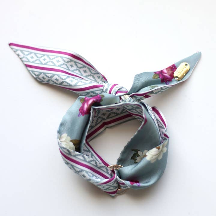 Set di Twilly-Tie - Southwest Ditsy Floral | Sciarpa da polso con anello 33" per la vendita all'ingrosso da parte di Sophisticated Country Lady