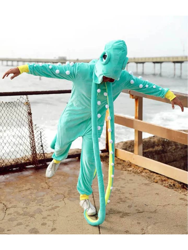 Tipsy Elves - Wholesale Costume - Unisex - Octopus Costume - Unisex Tentacle Halloween Jumpsuit