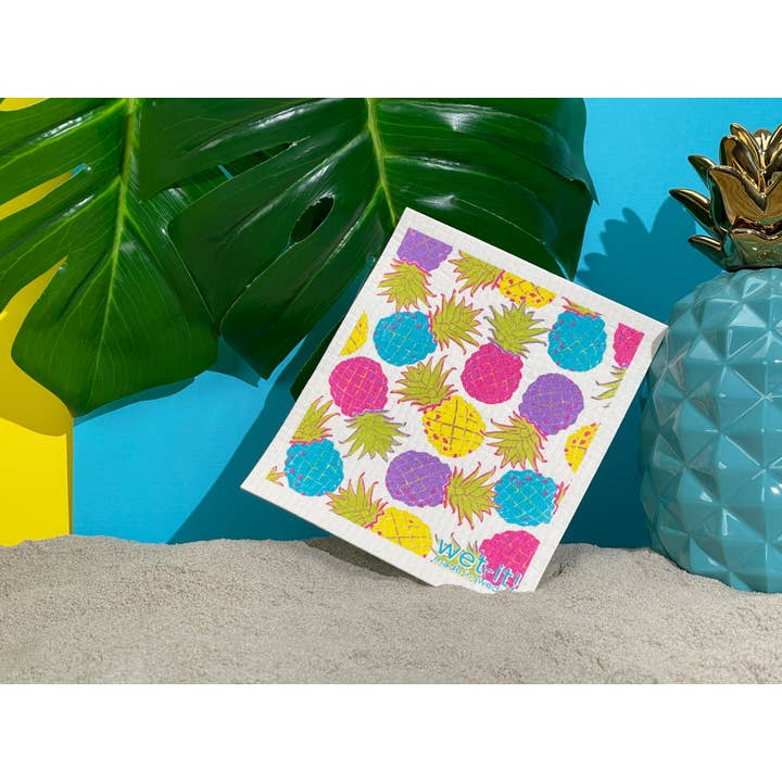 Wet-it! - Wholesale Dishcloth - Hawaiian Pineapple Swedish Cloth2