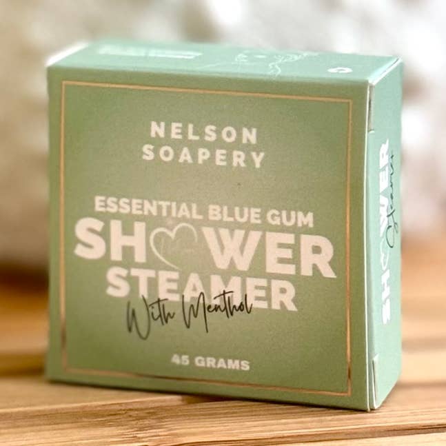 Shower Steamers - Blue Gum Eucalyptus for wholesale by Nelson soapery