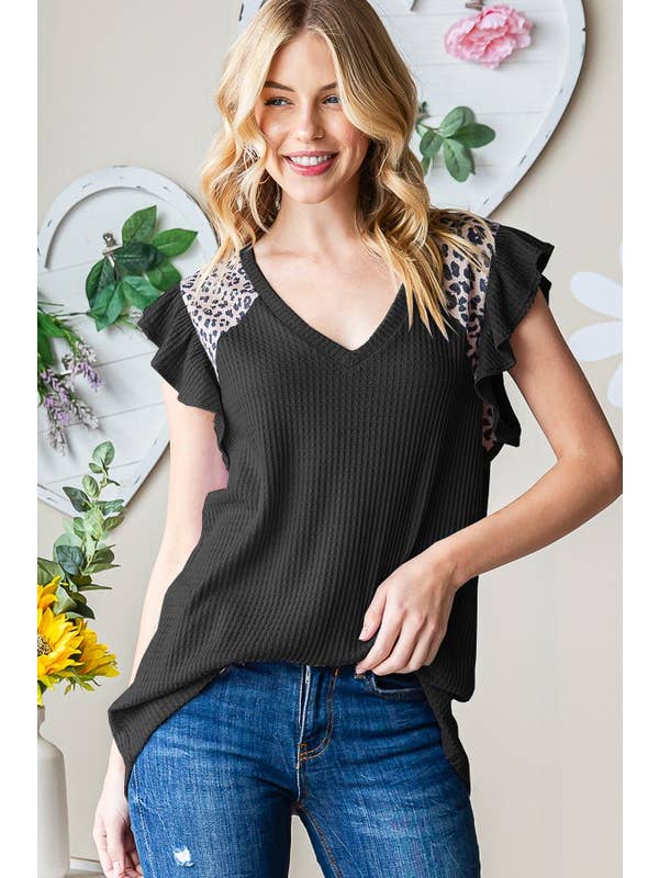 HEIMISH - Wholesale Tunic - Women's - ET7561-10 ANIMAL TOP