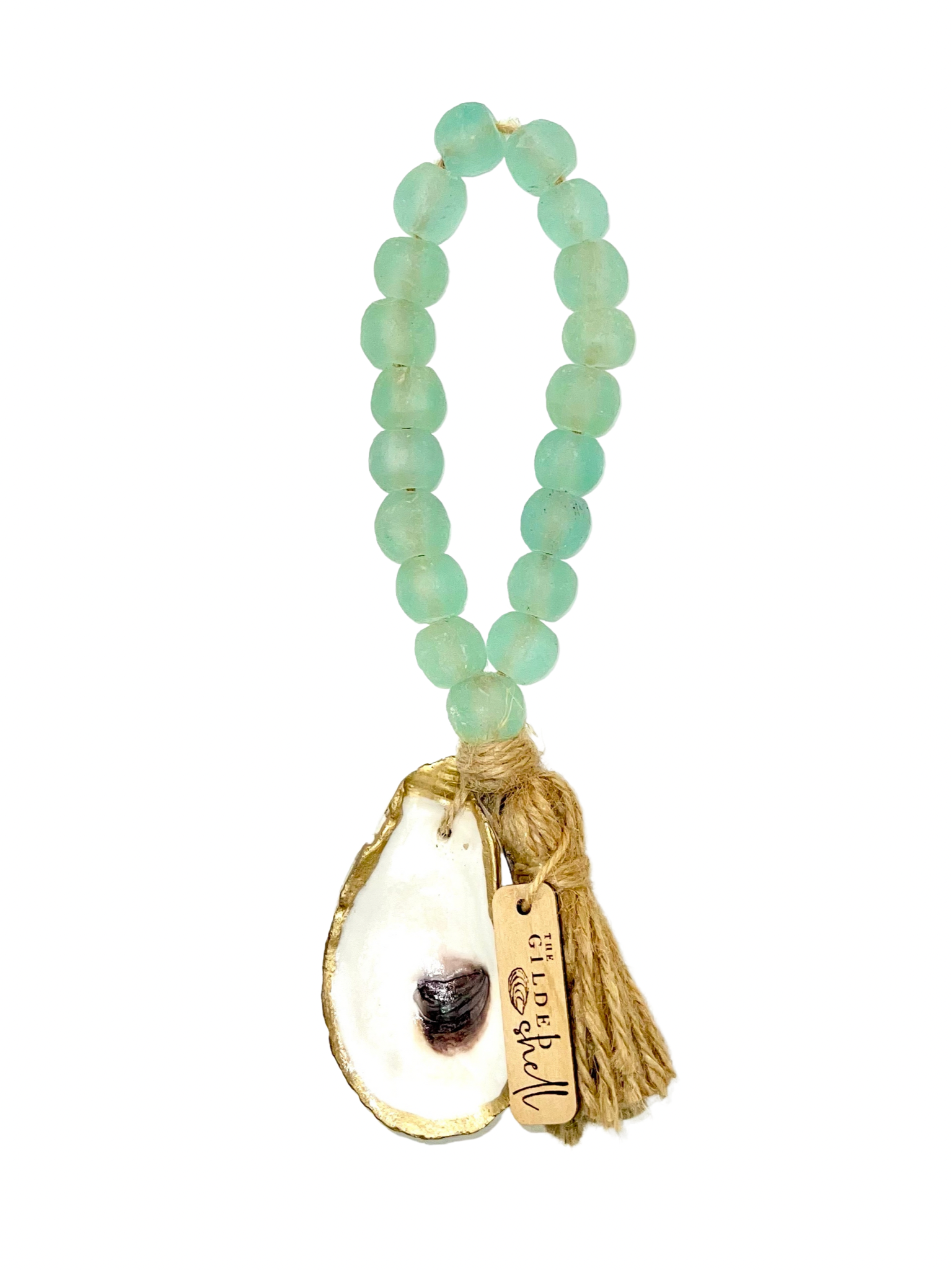 The Gilded Shell - Wholesale Decorative Tabletop Object - The Lagoon - Sea Glass11