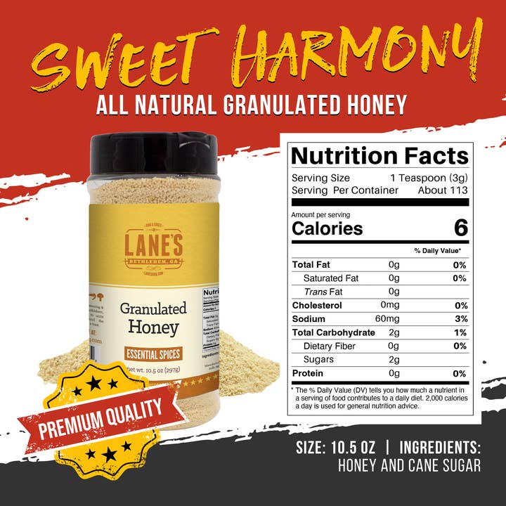 Lane's BBQ - Wholesale Honey - Granulated Honey3