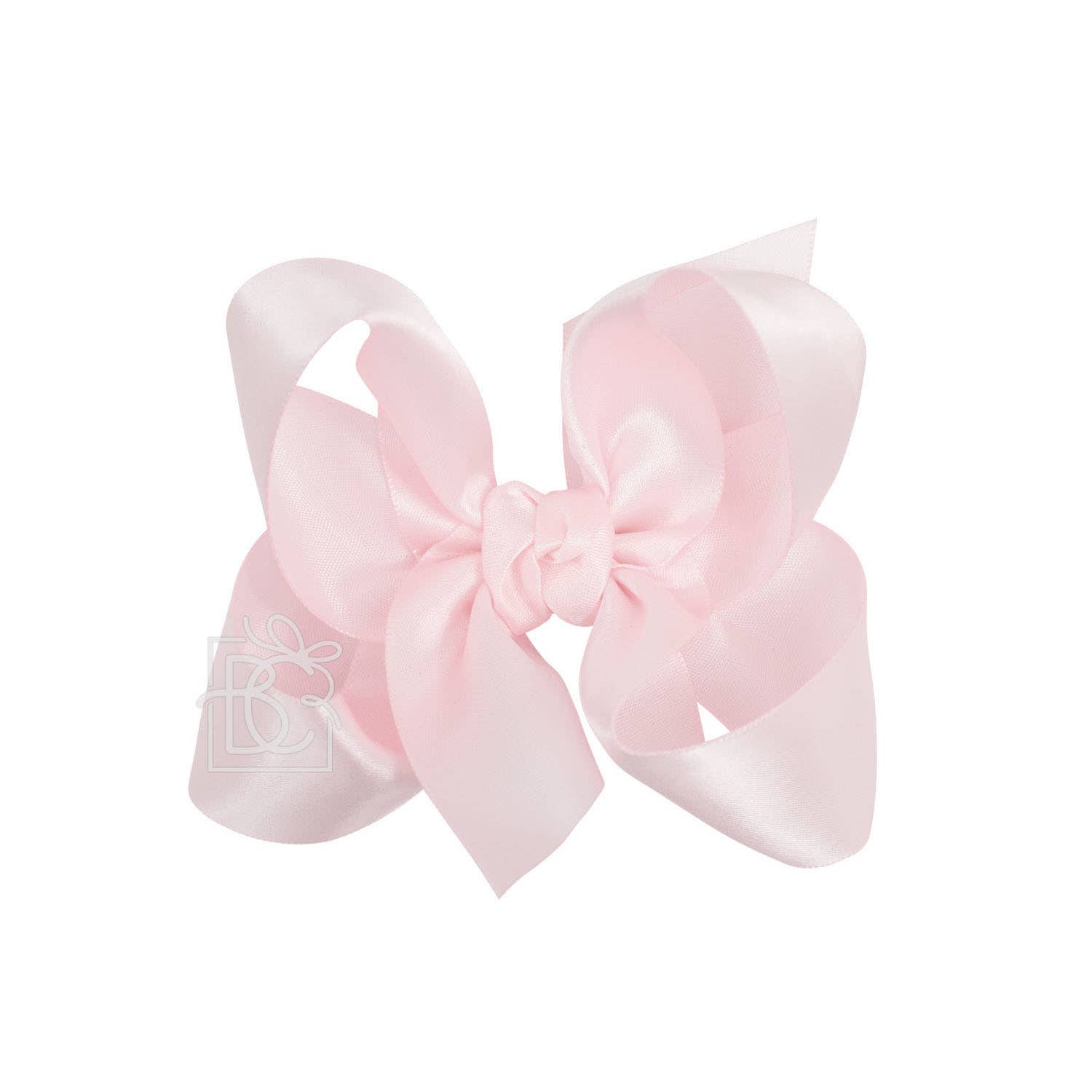 Beyond Creations, LLC - Wholesale Hair Bow - Kids - SATIN BOW ON CLIP253