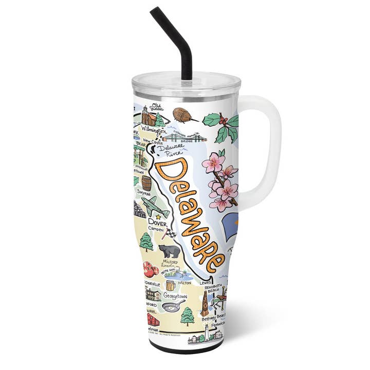 Mega Tasse Delaware (40oz) pour la vente par Swig Life