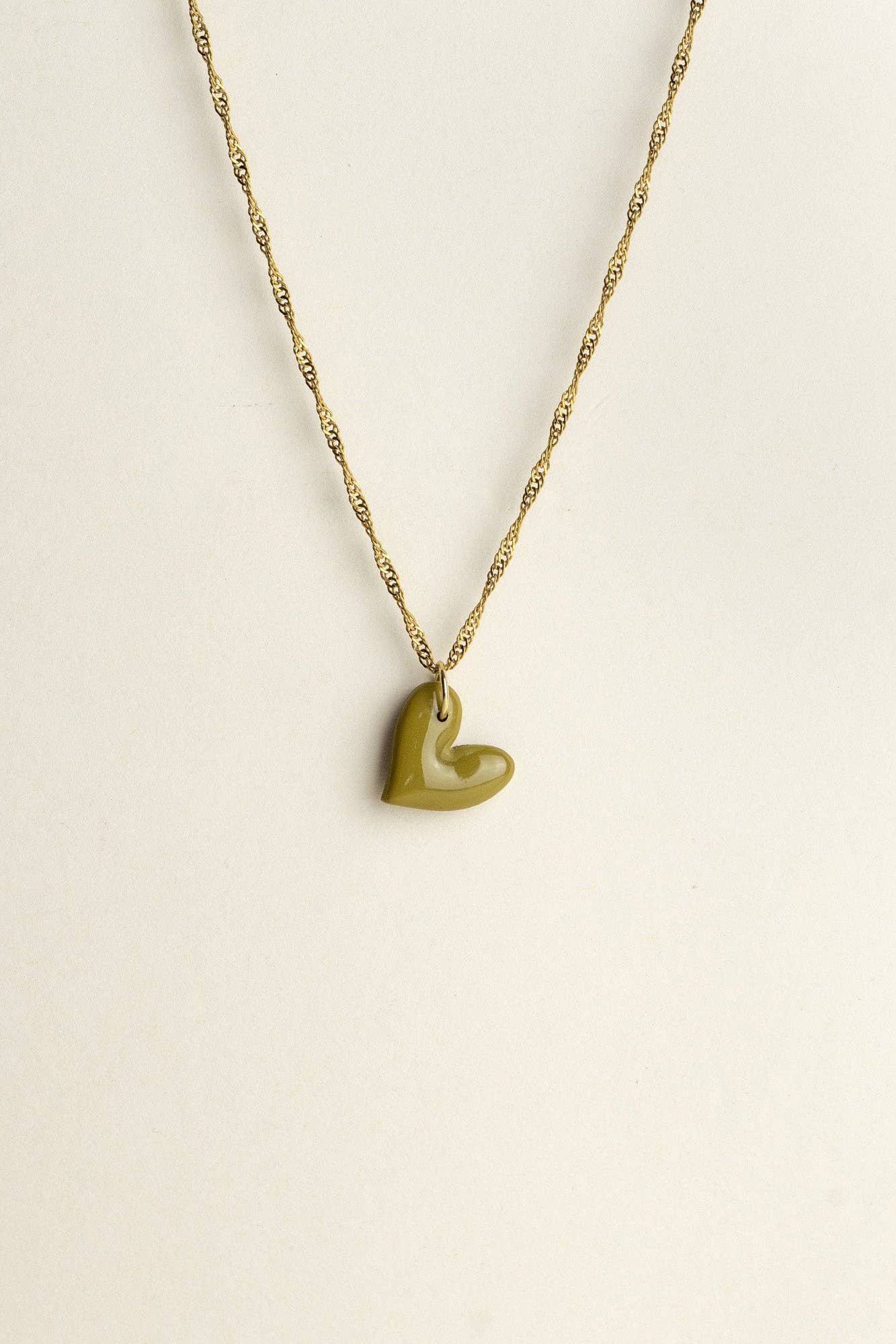 Van Schaaijk Studio - Wholesale Pendant/Charm Necklace - Pendant Jolie - Moss0