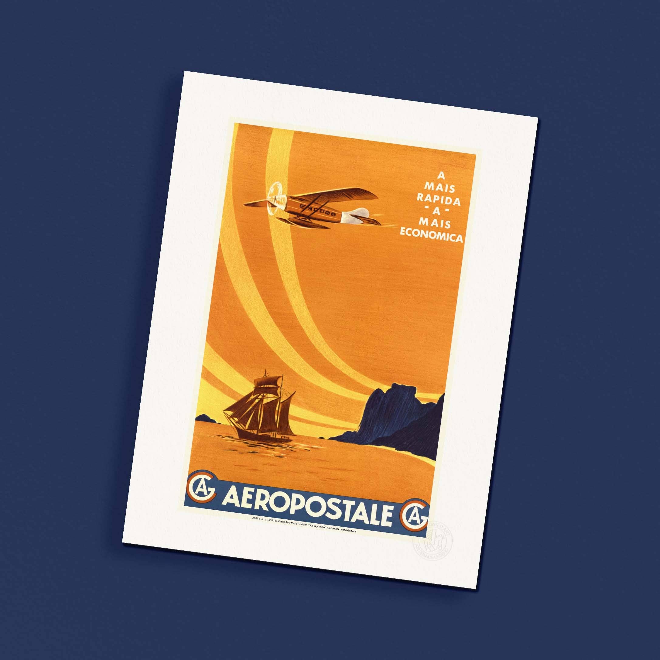 Oneart - Wholesale Poster - Air France Aéropostale Poster / The Fastest - AFL05671