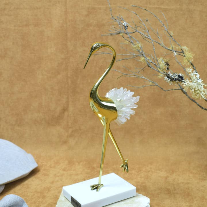 PIETRA DI CASA - Wholesale Sculpture - OKOA Sculpture Crystal White| Handmade| Decor