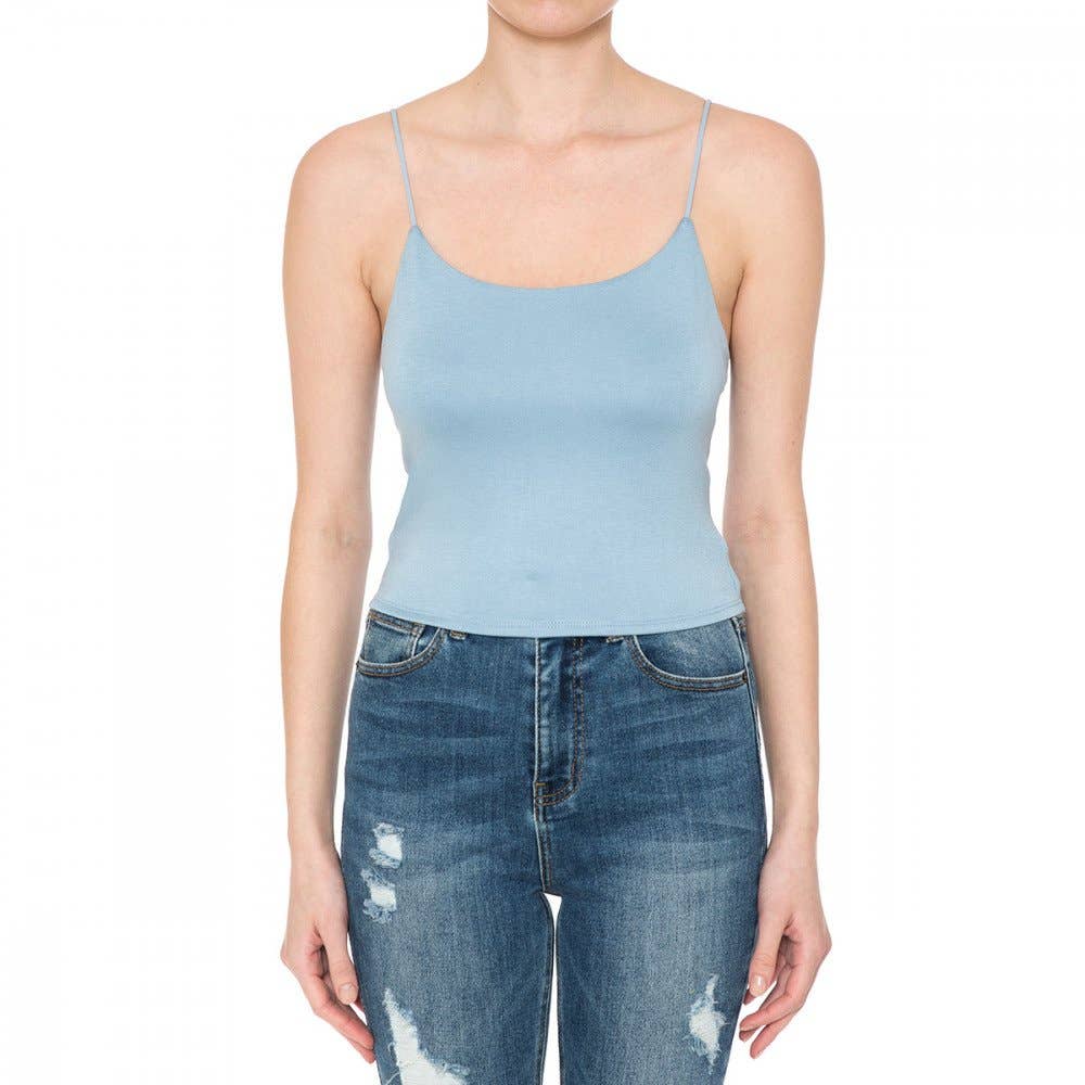 Paperdoll - Wholesale Camisole - Women's - SKINNY CAMI STRAP CROP TOP9