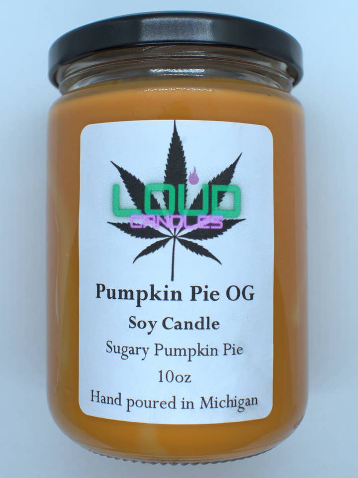 Vela Pumpkin Pie OG para venta al por mayor de Loud Candle Company